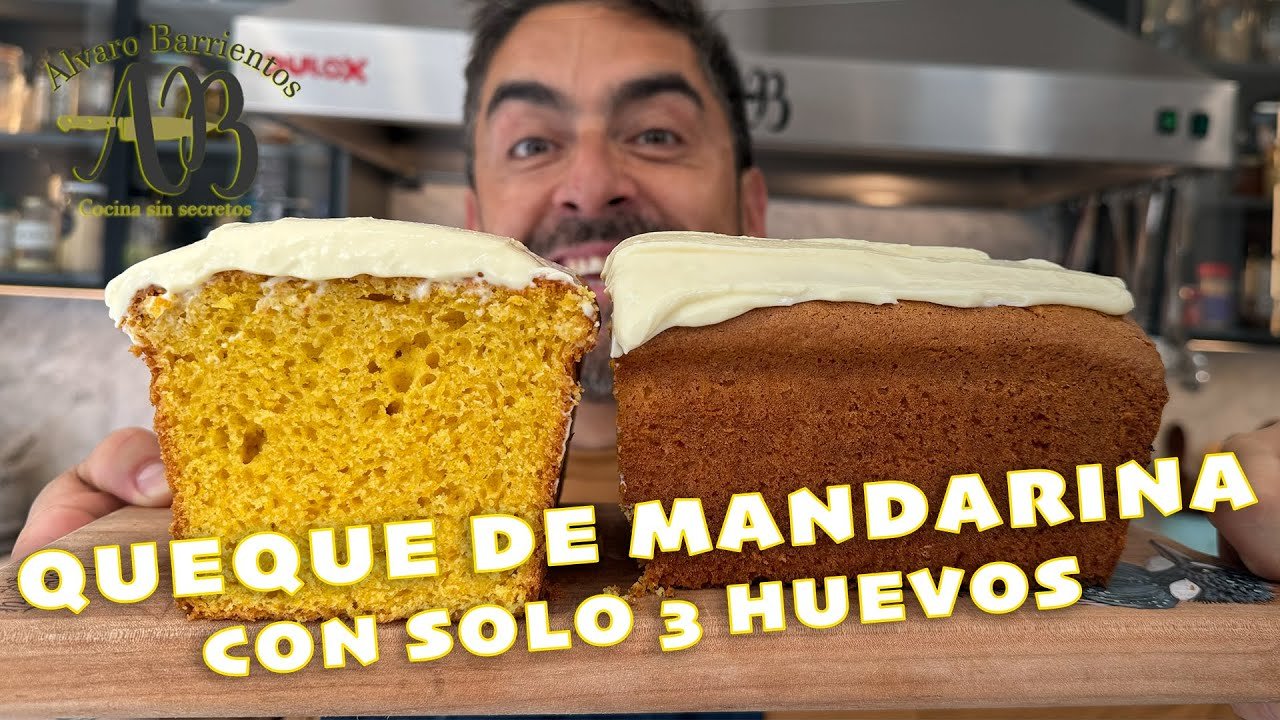 Queque de Mandarina con Glaseado de Queso Crema